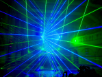 Laser show w Centrum Babylon